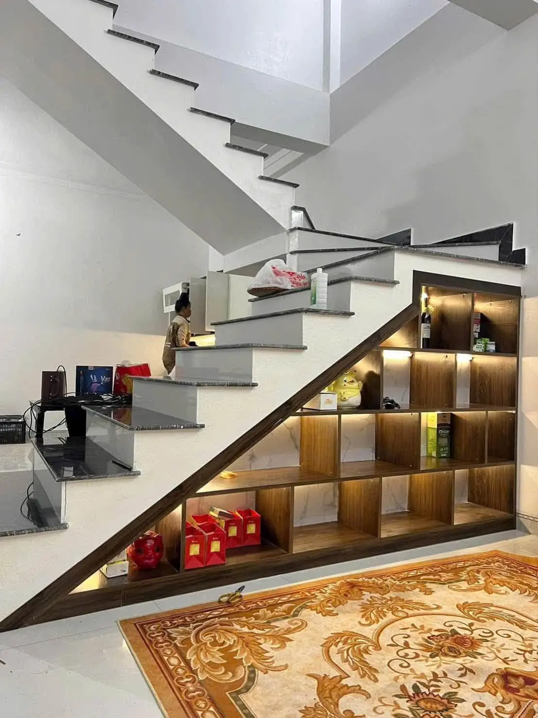 Tủ gầm cầu thang, vách ngăn NĐ HOME – công trình thực tế – ảnh 2
