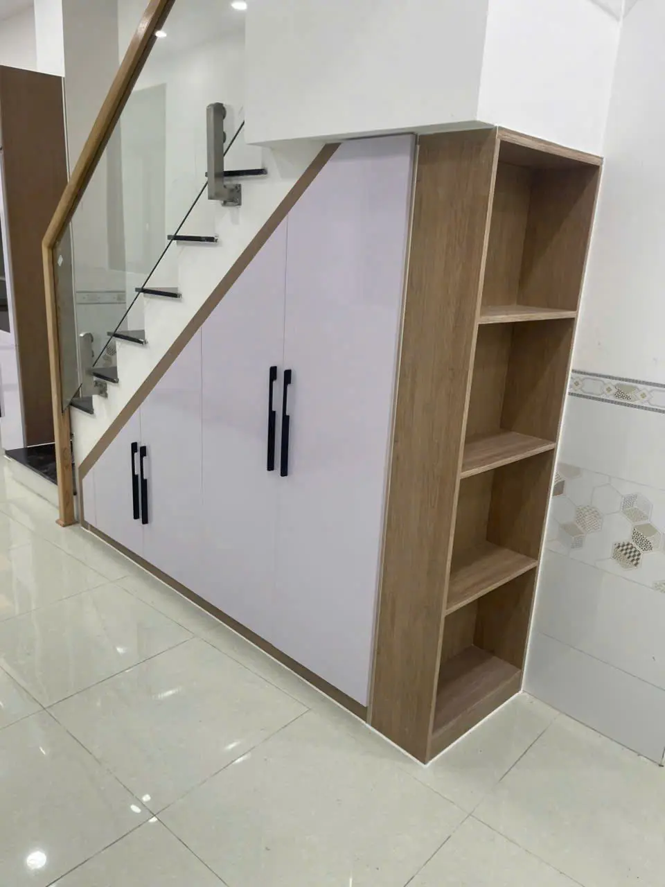 Tủ gầm cầu thang, vách ngăn NĐ HOME – công trình thực tế – ảnh 6