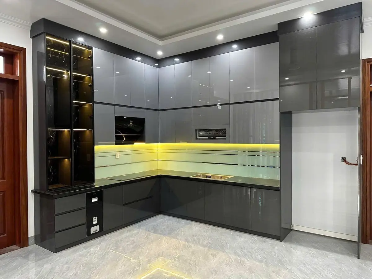 Tủ bếp nhựa NĐ HOME – công trình thực tế – ảnh 1