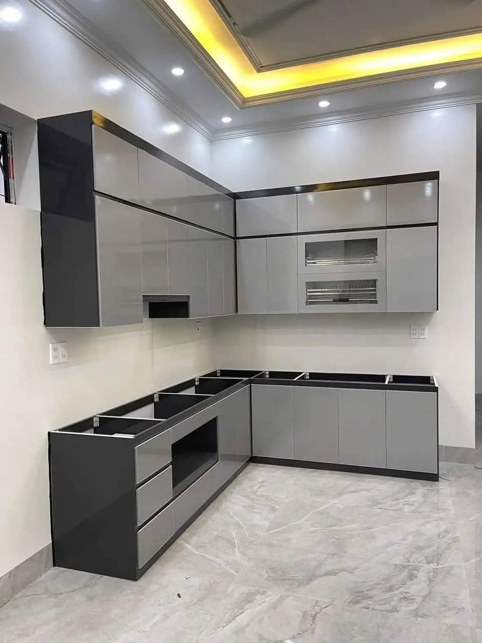 Tủ bếp nhựa NĐ HOME – công trình thực tế – ảnh 2