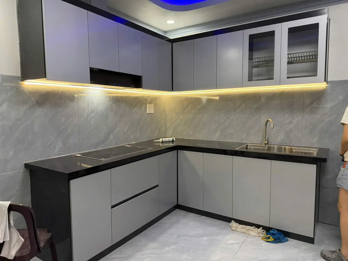 Tủ bếp nhựa NĐ HOME – công trình thực tế – ảnh 8